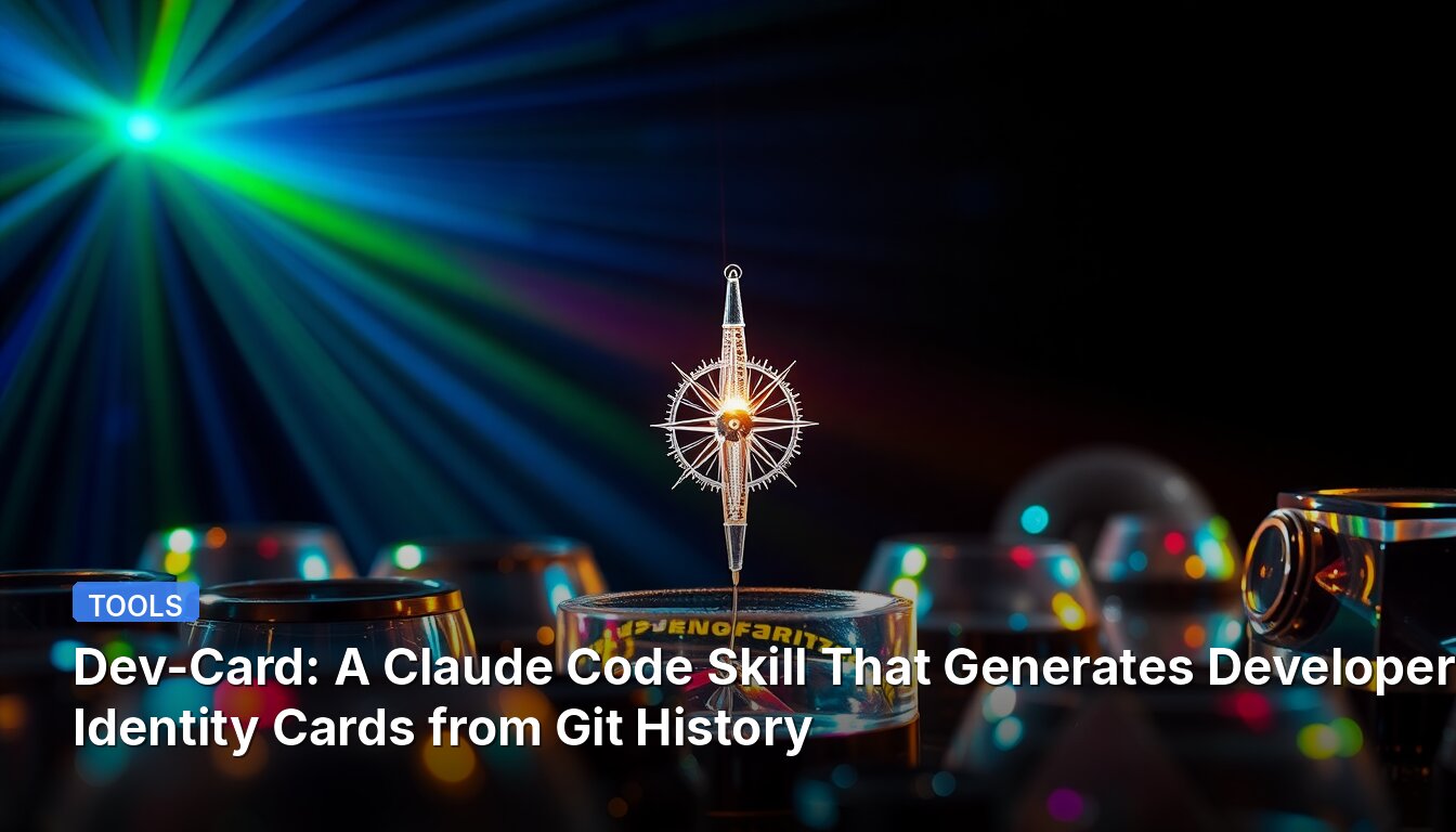 Dev-Card: A Claude Code Skill That Generates Developer Identity Cards from Git History