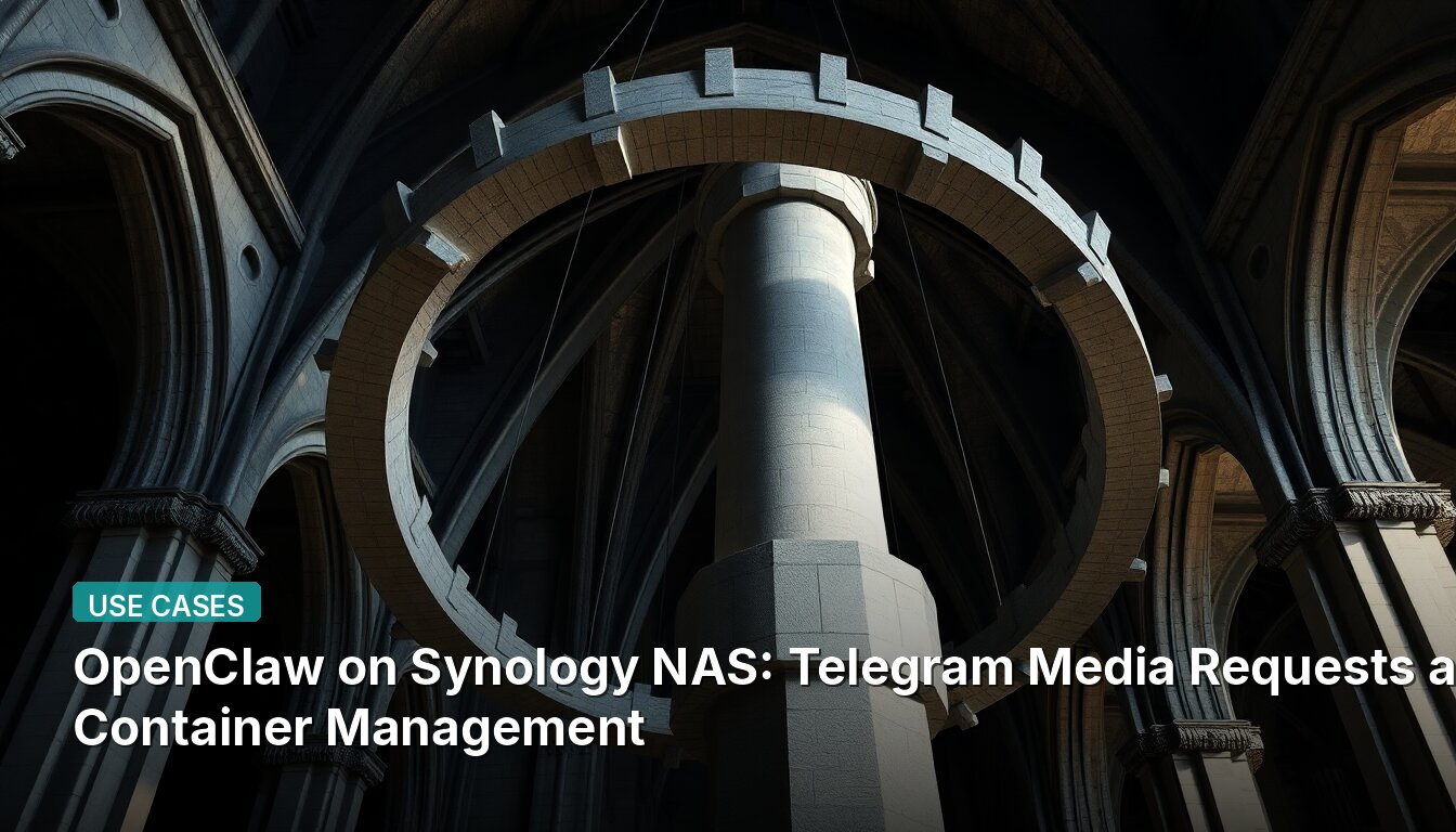 OpenClaw on Synology NAS: Telegram Media Requests and Container Management