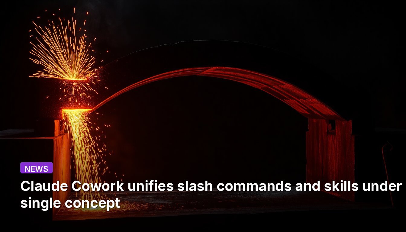 Claude Cowork unifies slash commands and skills under single concept