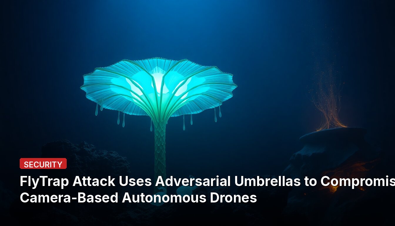 FlyTrap Attack Uses Adversarial Umbrellas to Compromise Camera-Based Autonomous Drones