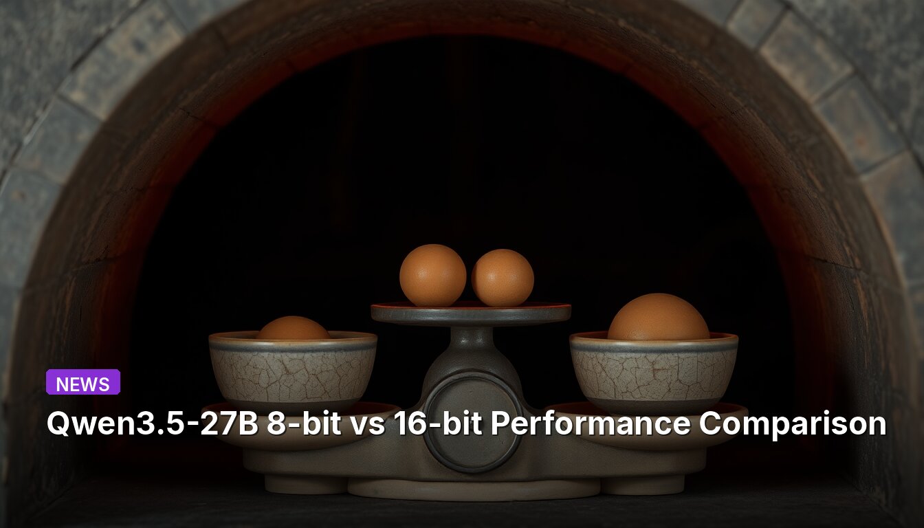 Qwen3.5-27B 8-bit vs 16-bit Performance Comparison
