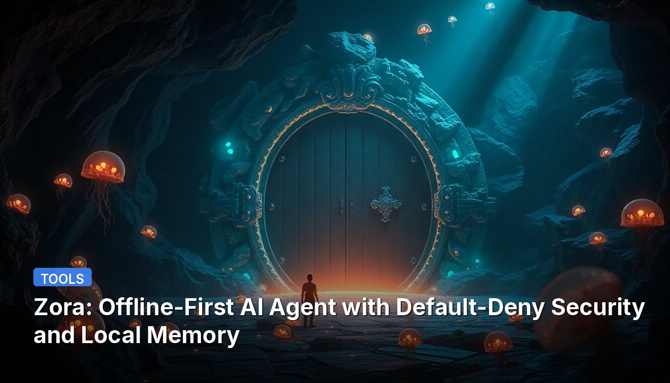 Zora: Offline-First AI Agent with Default-Deny Security and Local Memory