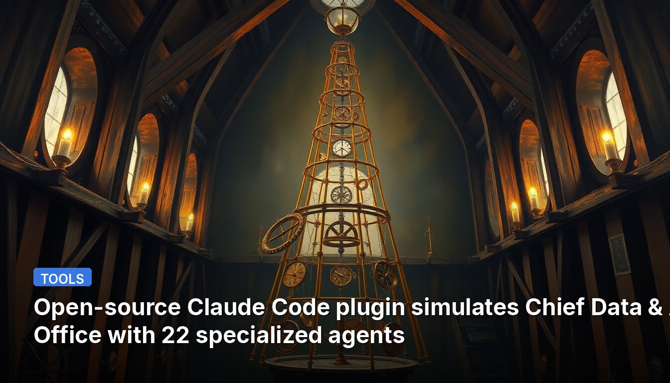Open-source Claude Code plugin simulates Chief Data & AI Office with 22 specialized agents
