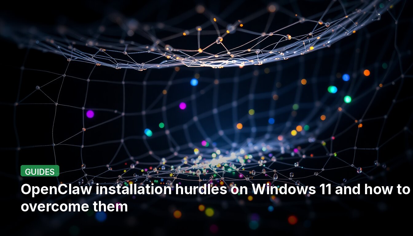 OpenClaw installation hurdles on Windows 11 and how to overcome them