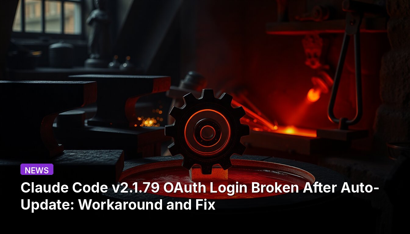 Claude Code v2.1.79 OAuth Login Broken After Auto-Update: Workaround and Fix