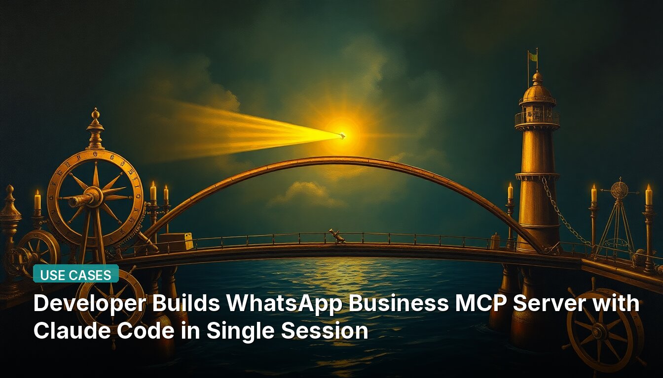 Developer Builds WhatsApp Business MCP Server with Claude Code in Single Session
