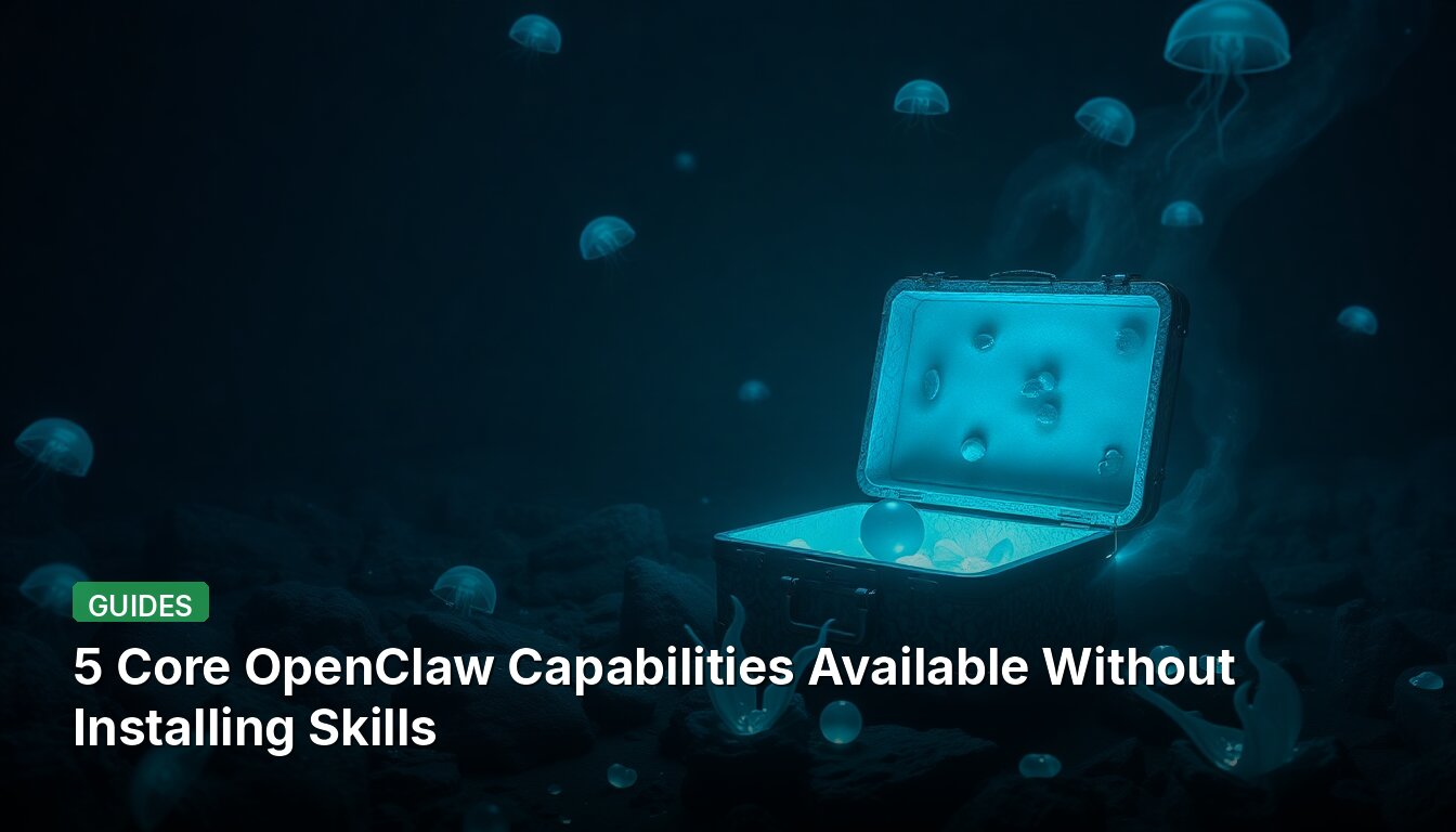 5 Core OpenClaw Capabilities Available Without Installing Skills