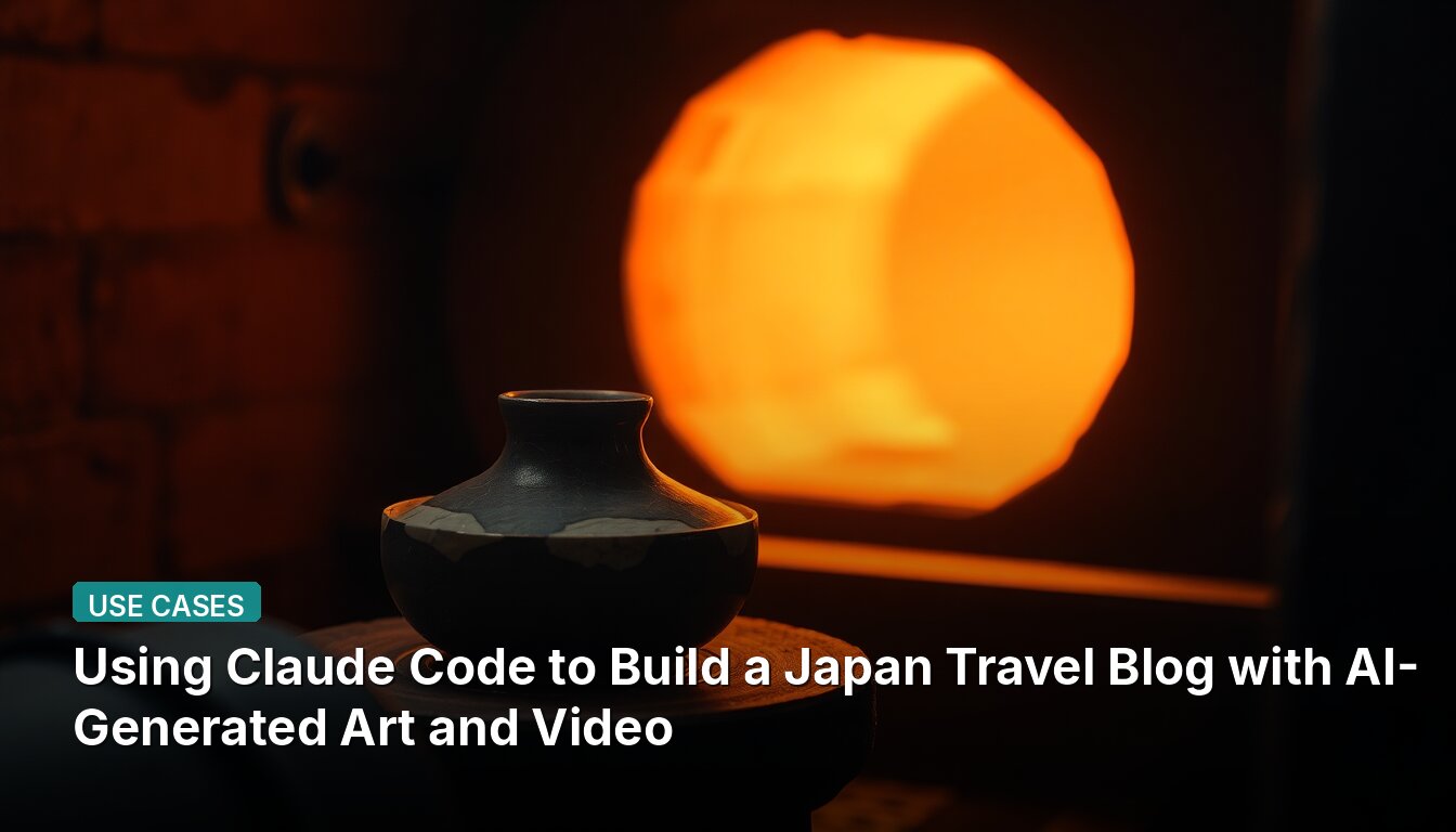 Using Claude Code to Build a Japan Travel Blog with AI-Generated Art and Video