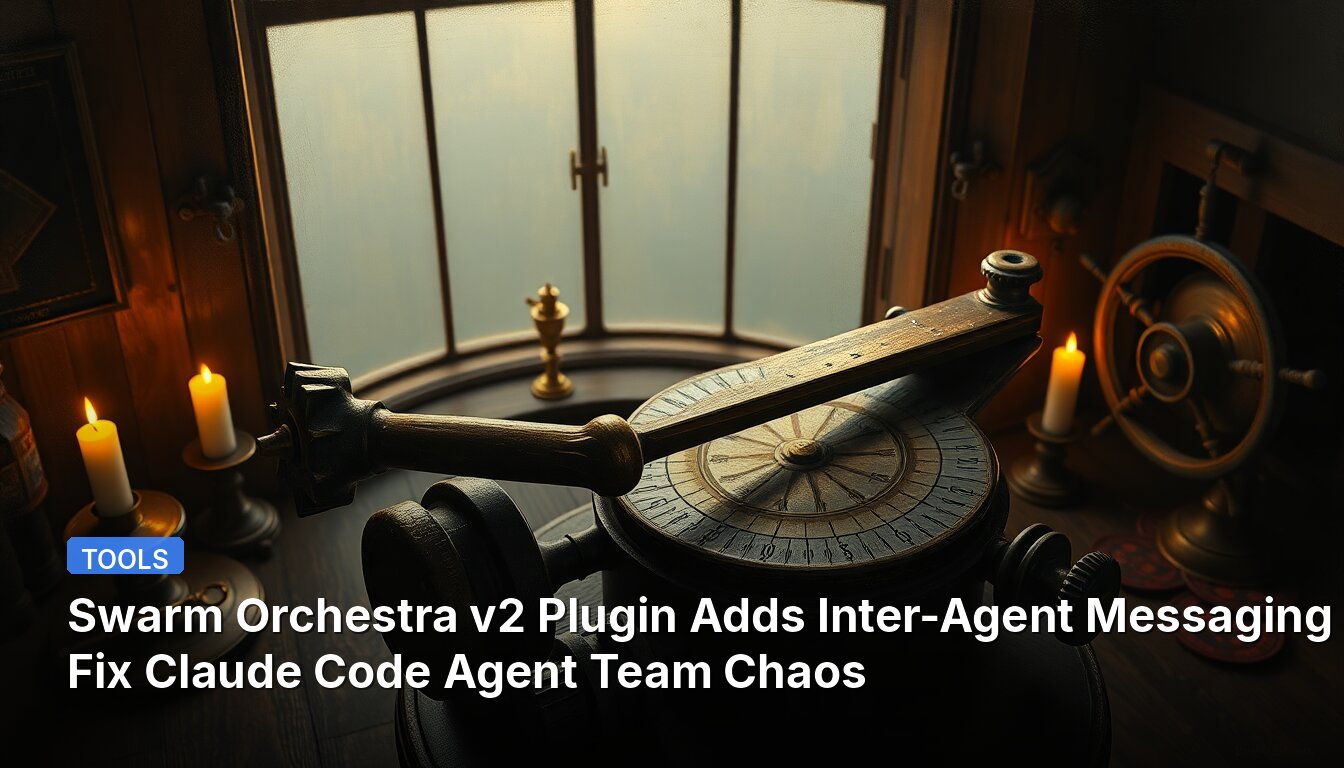 Swarm Orchestra v2 Plugin Adds Inter-Agent Messaging to Fix Claude Code Agent Team Chaos