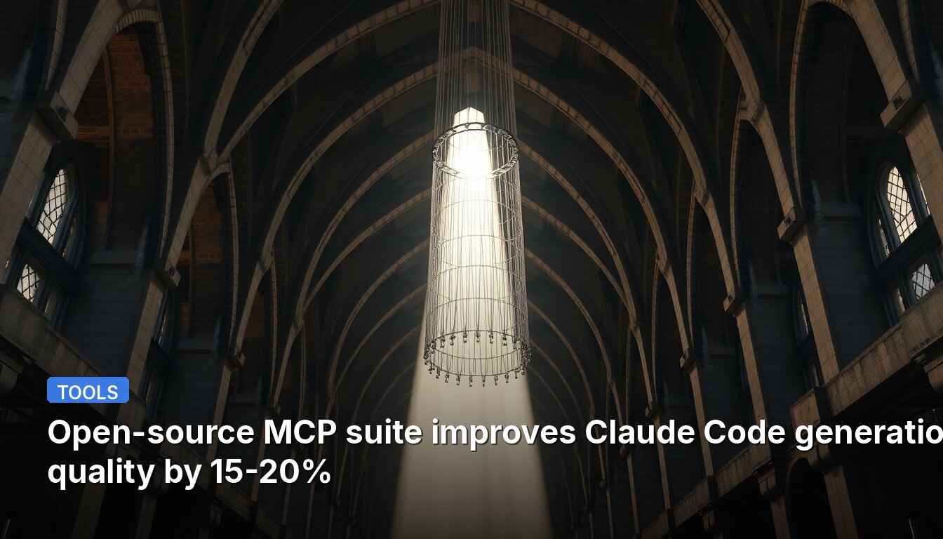 Open-source MCP suite improves Claude Code generation quality by 15-20%