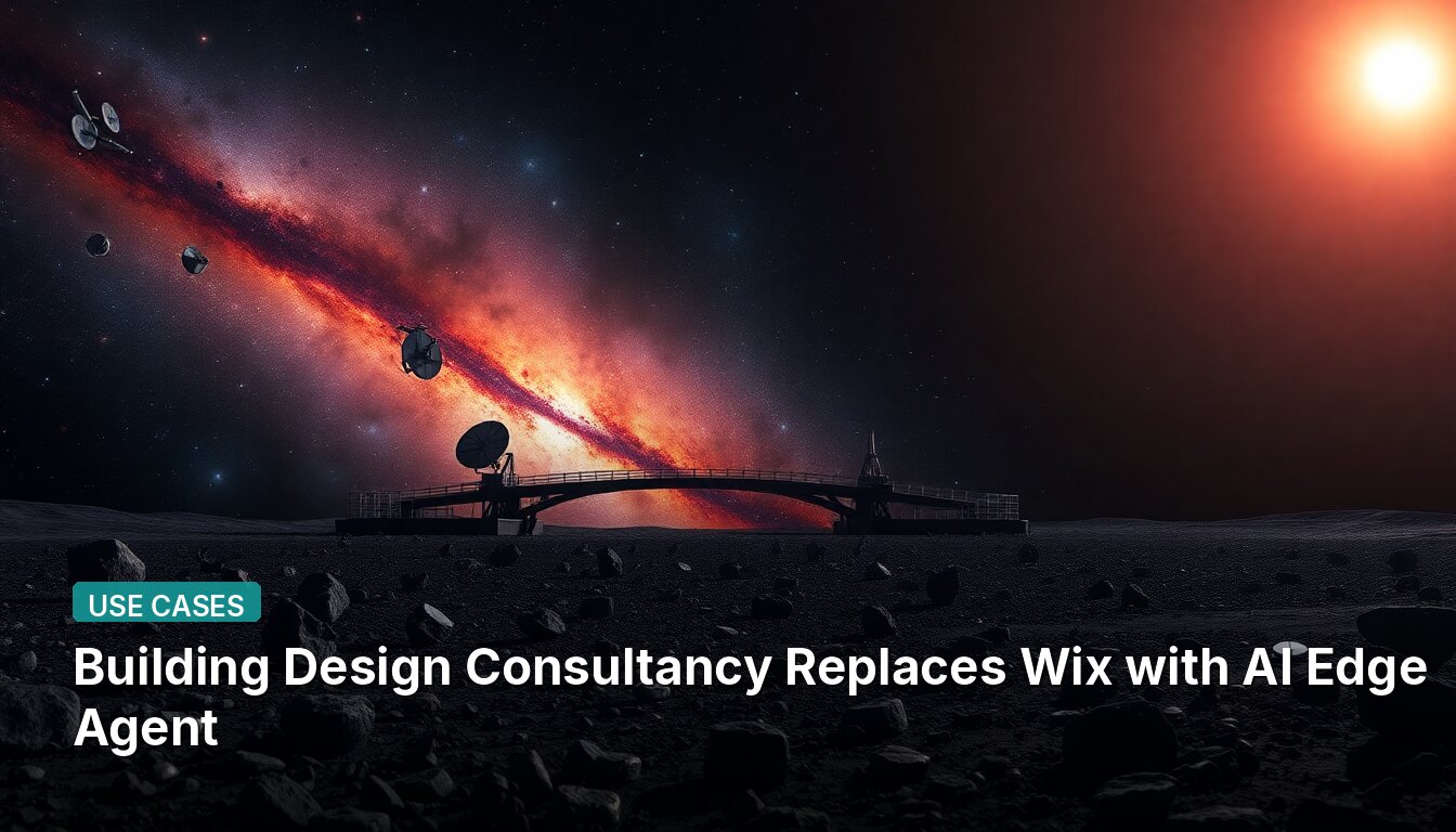 Building Design Consultancy Replaces Wix with AI Edge Agent