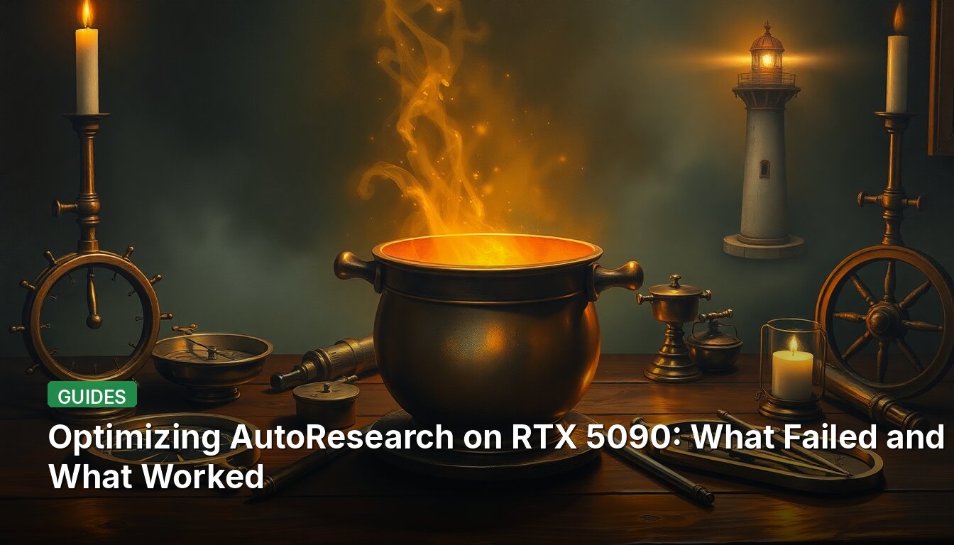 Optimizing AutoResearch on RTX 5090: What Failed and What Worked