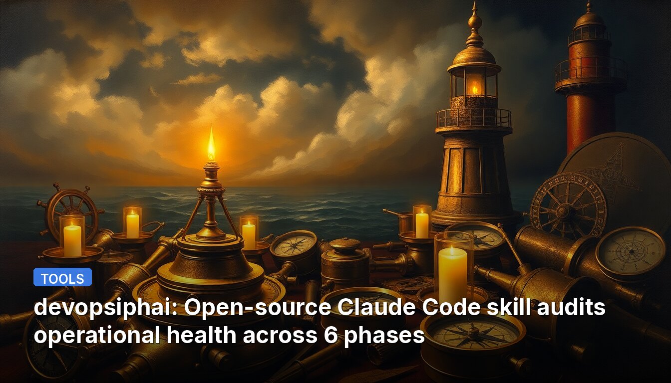devopsiphai: Open-source Claude Code skill audits operational health across 6 phases