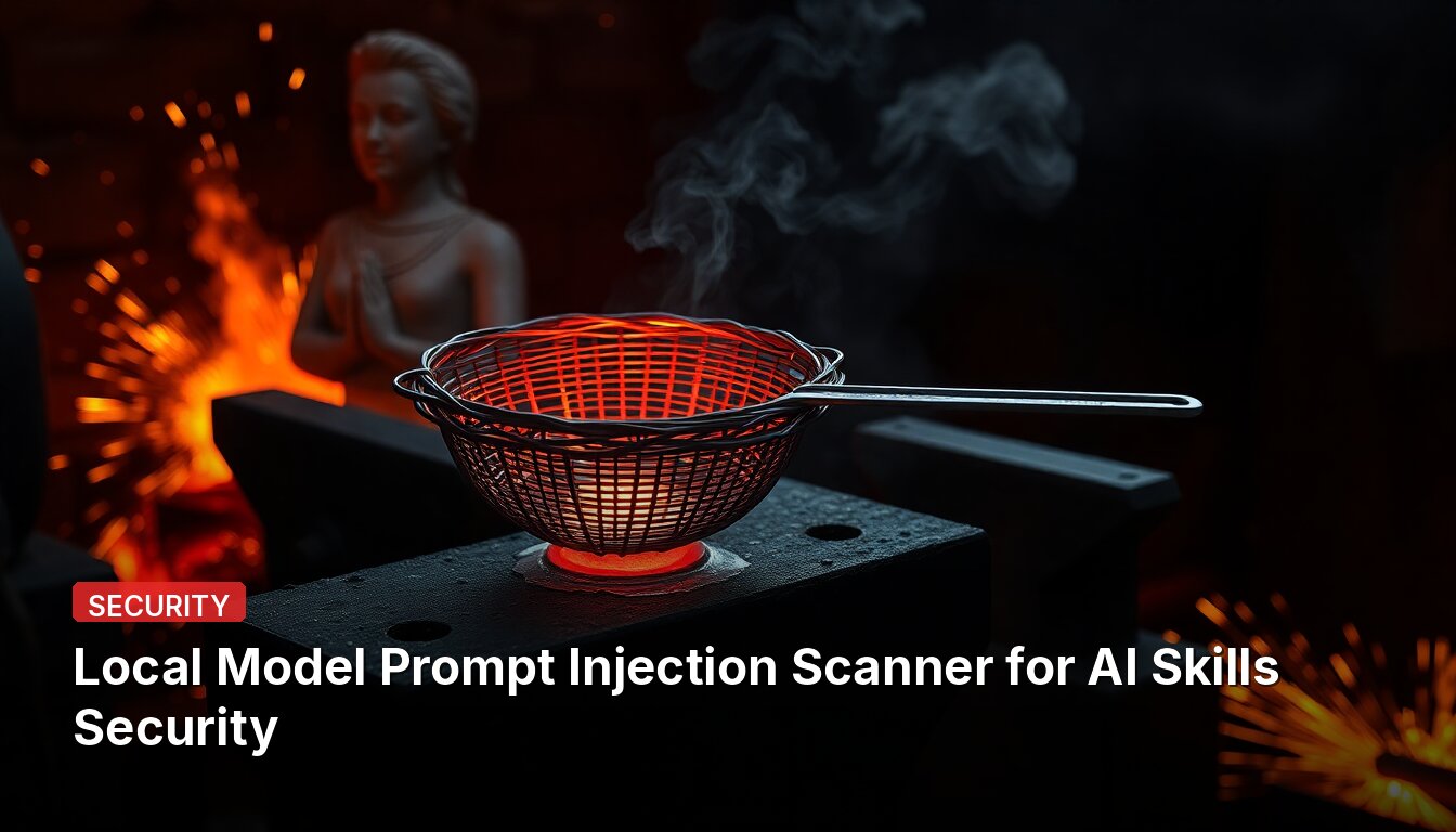 Local Model Prompt Injection Scanner for AI Skills Security