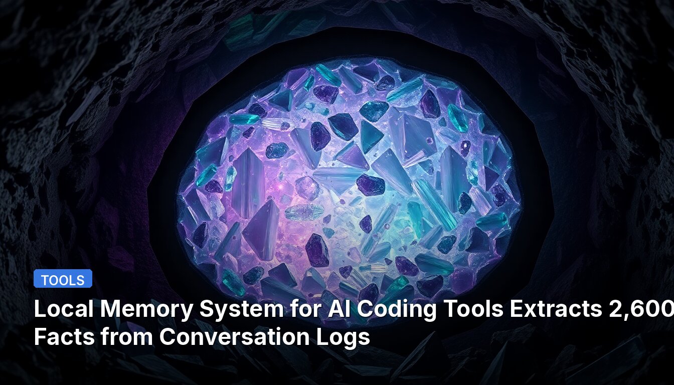 Local Memory System for AI Coding Tools Extracts 2,600+ Facts from Conversation Logs