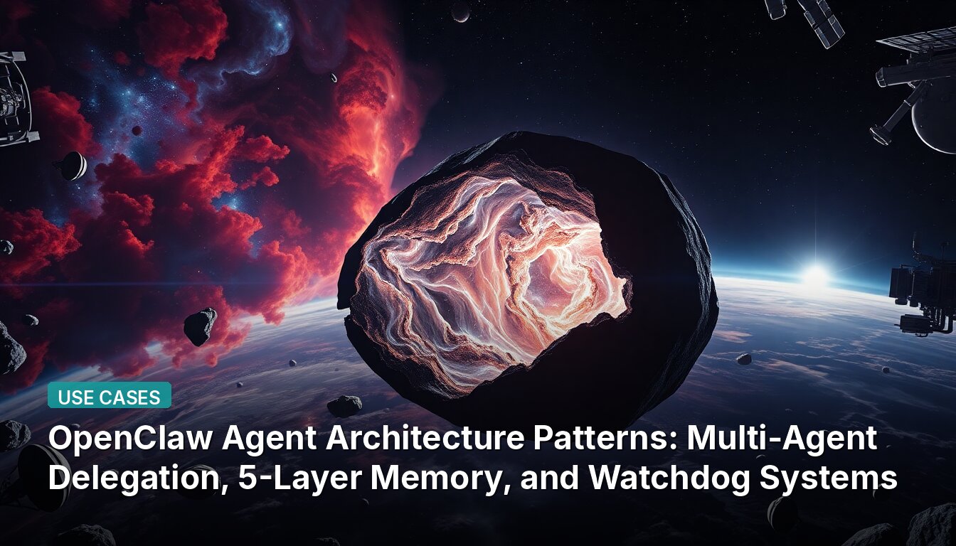 OpenClaw Agent Architecture Patterns: Multi-Agent Delegation, 5-Layer Memory, and Watchdog Systems