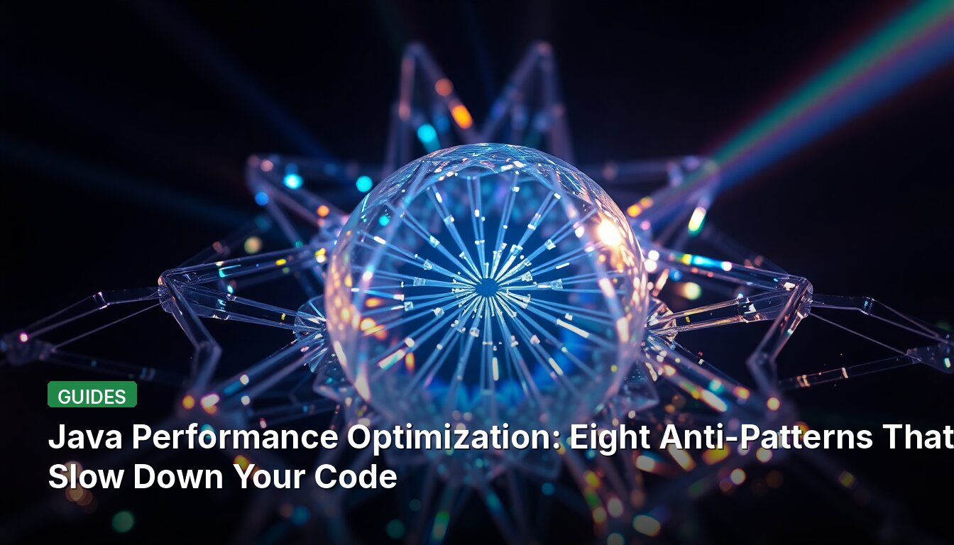 Java Performance Optimization: Eight Anti-Patterns That Slow Down Your Code