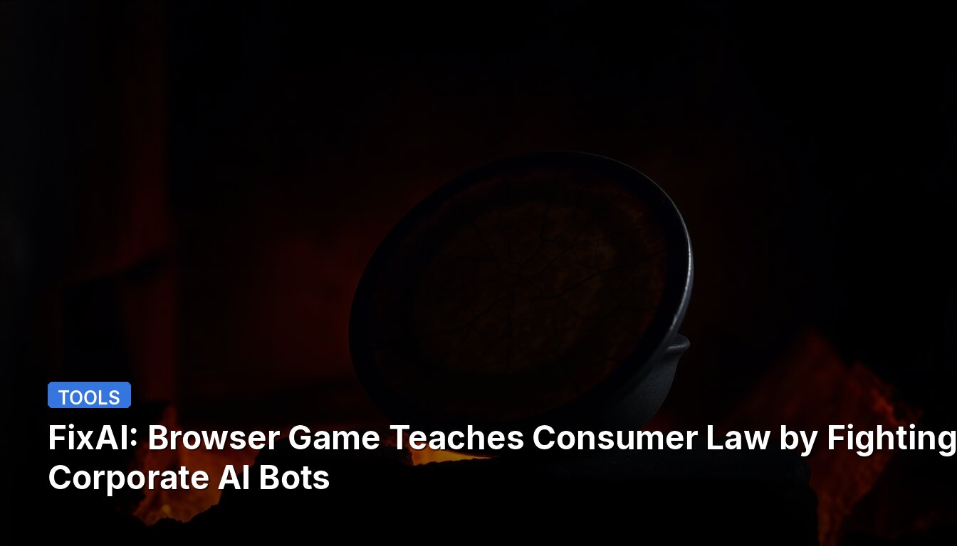 FixAI: Browser Game Teaches Consumer Law by Fighting Corporate AI Bots