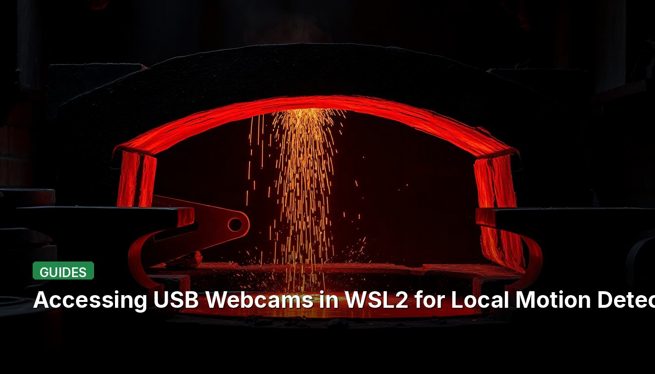 Accessing USB Webcams in WSL2 for Local Motion Detection