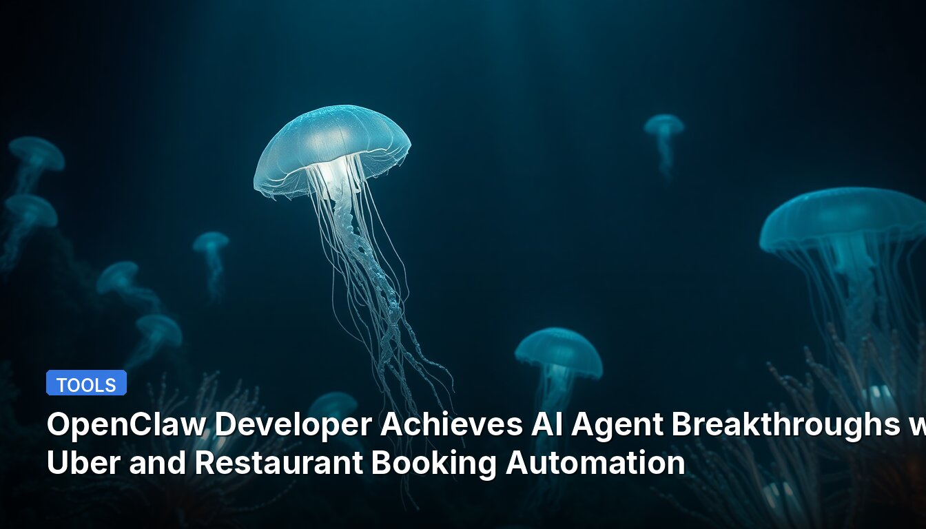 OpenClaw Developer Achieves AI Agent Breakthroughs with Uber and Restaurant Booking Automation