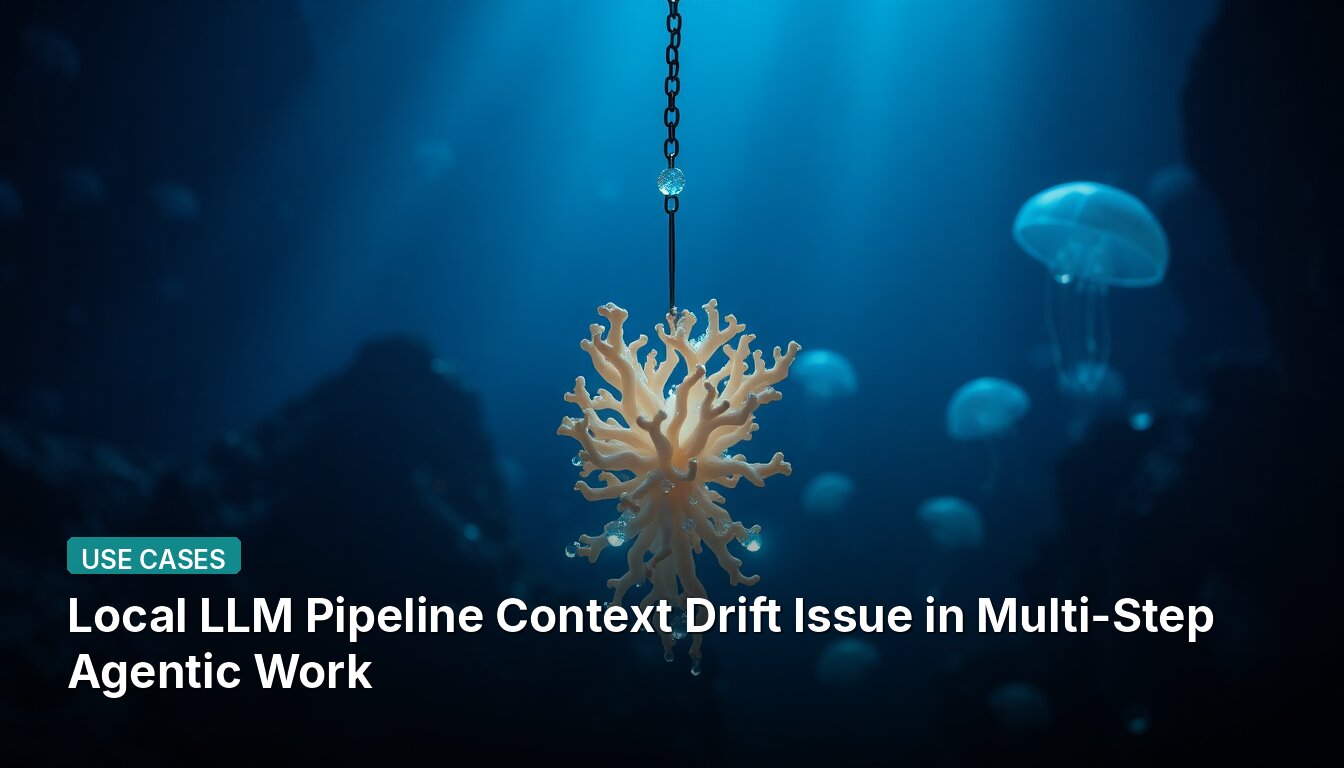 Local LLM Pipeline Context Drift Issue in Multi-Step Agentic Work
