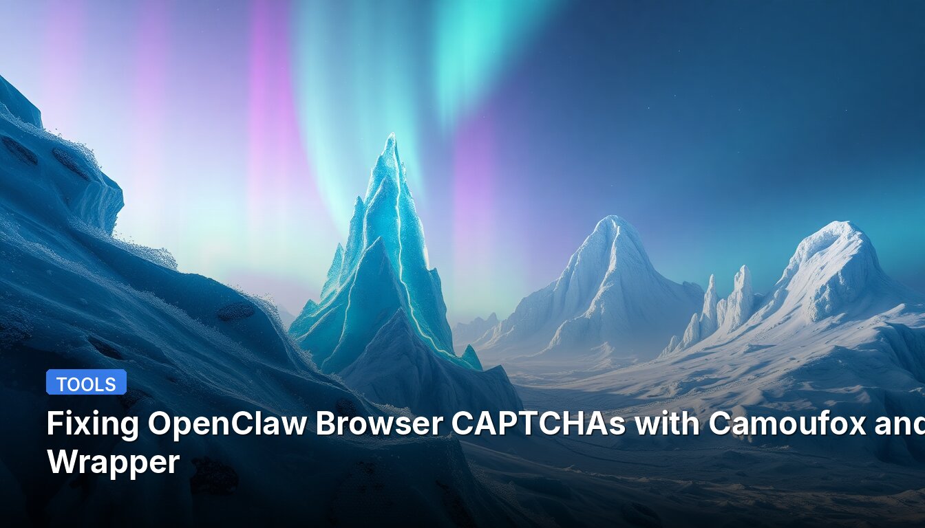 Fixing OpenClaw Browser CAPTCHAs with Camoufox and CLI Wrapper