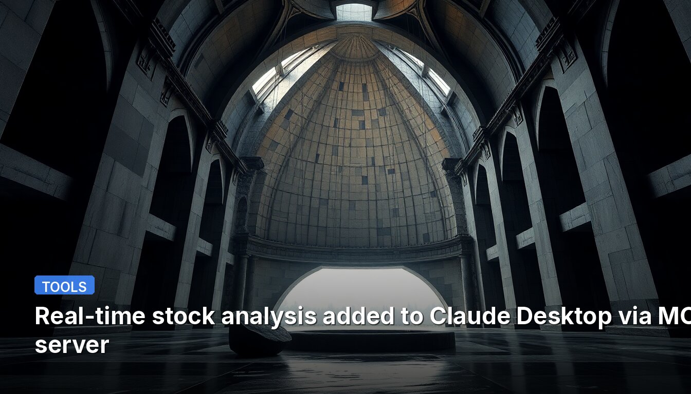 Real-time stock analysis added to Claude Desktop via MCP server