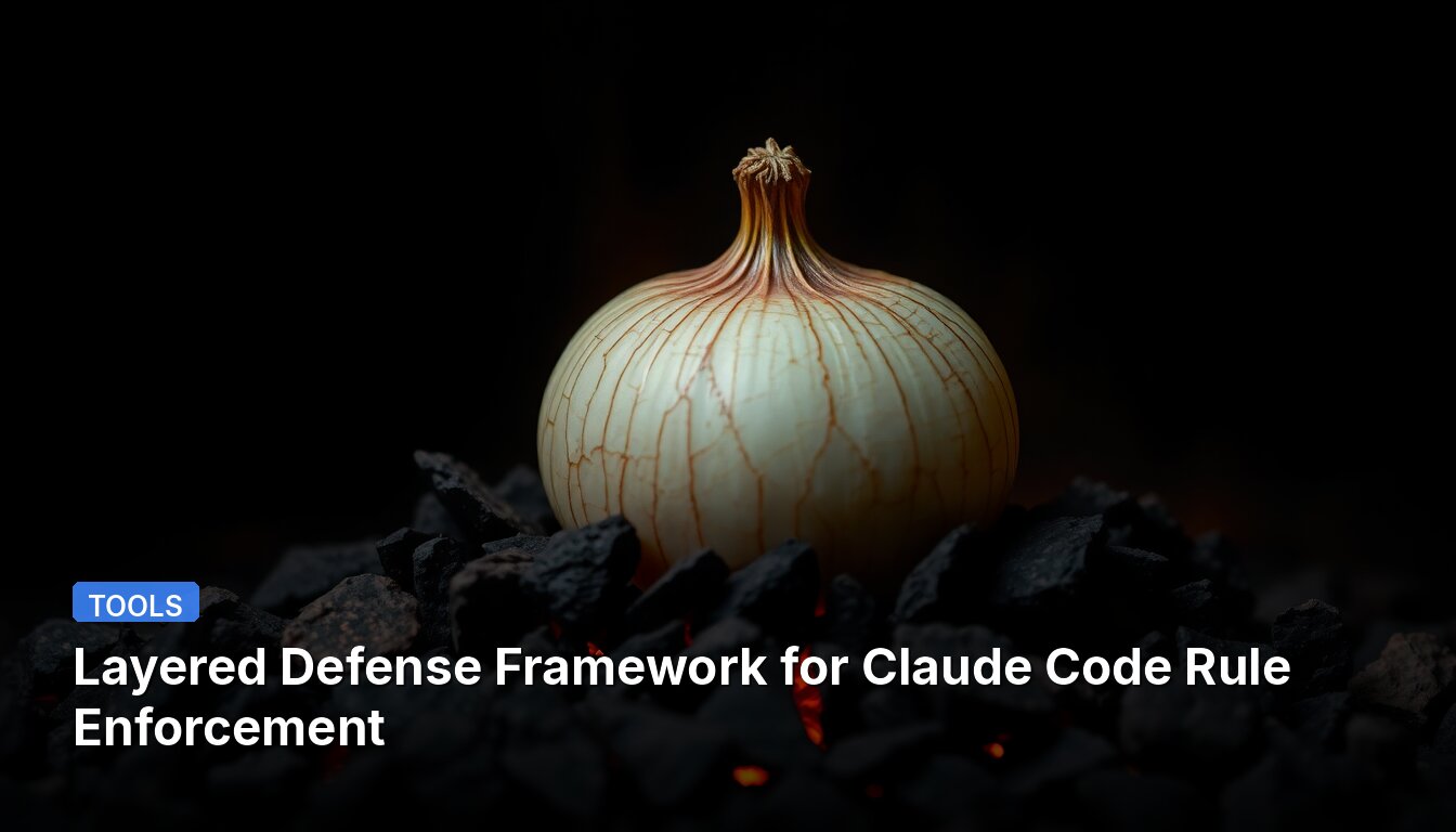 Layered Defense Framework for Claude Code Rule Enforcement