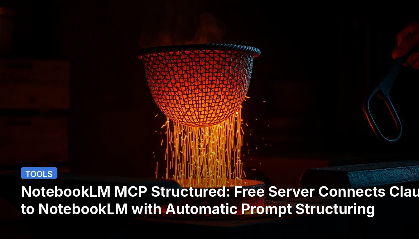 NotebookLM MCP Structured: Free Server Connects Claude to NotebookLM with Automatic Prompt Structuring