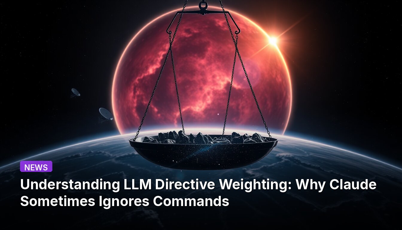 Understanding LLM Directive Weighting: Why Claude Sometimes Ignores Commands