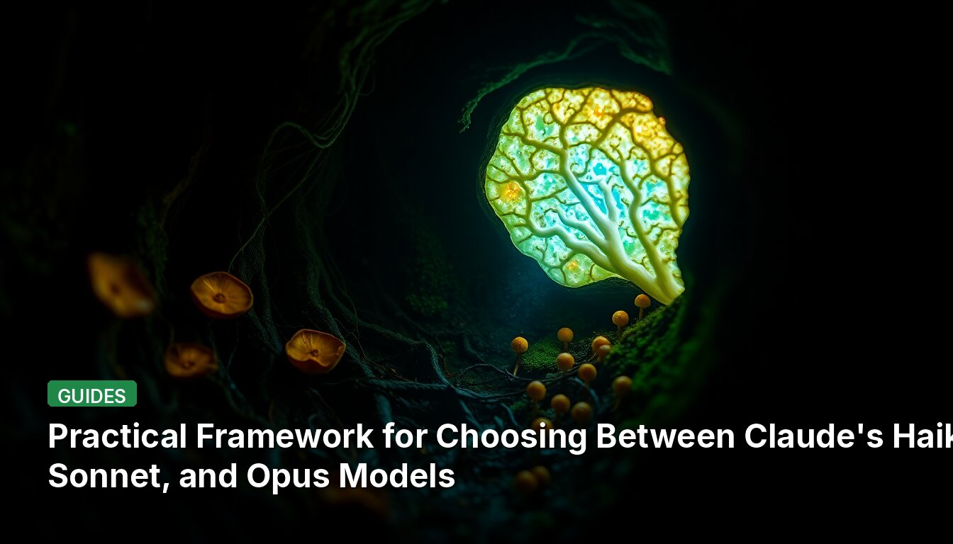 Practical Framework for Choosing Between Claude's Haiku, Sonnet, and Opus Models