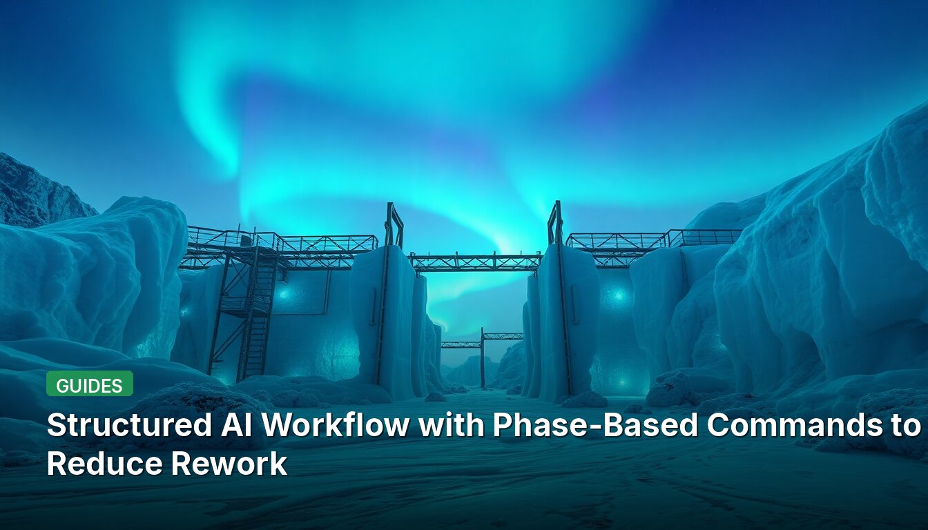 Structured AI Workflow with Phase-Based Commands to Reduce Rework
