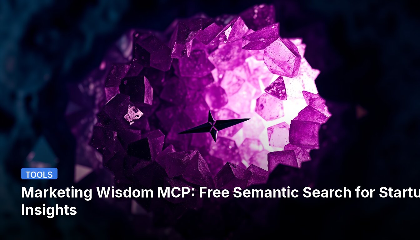 Marketing Wisdom MCP: Free Semantic Search for Startup Insights