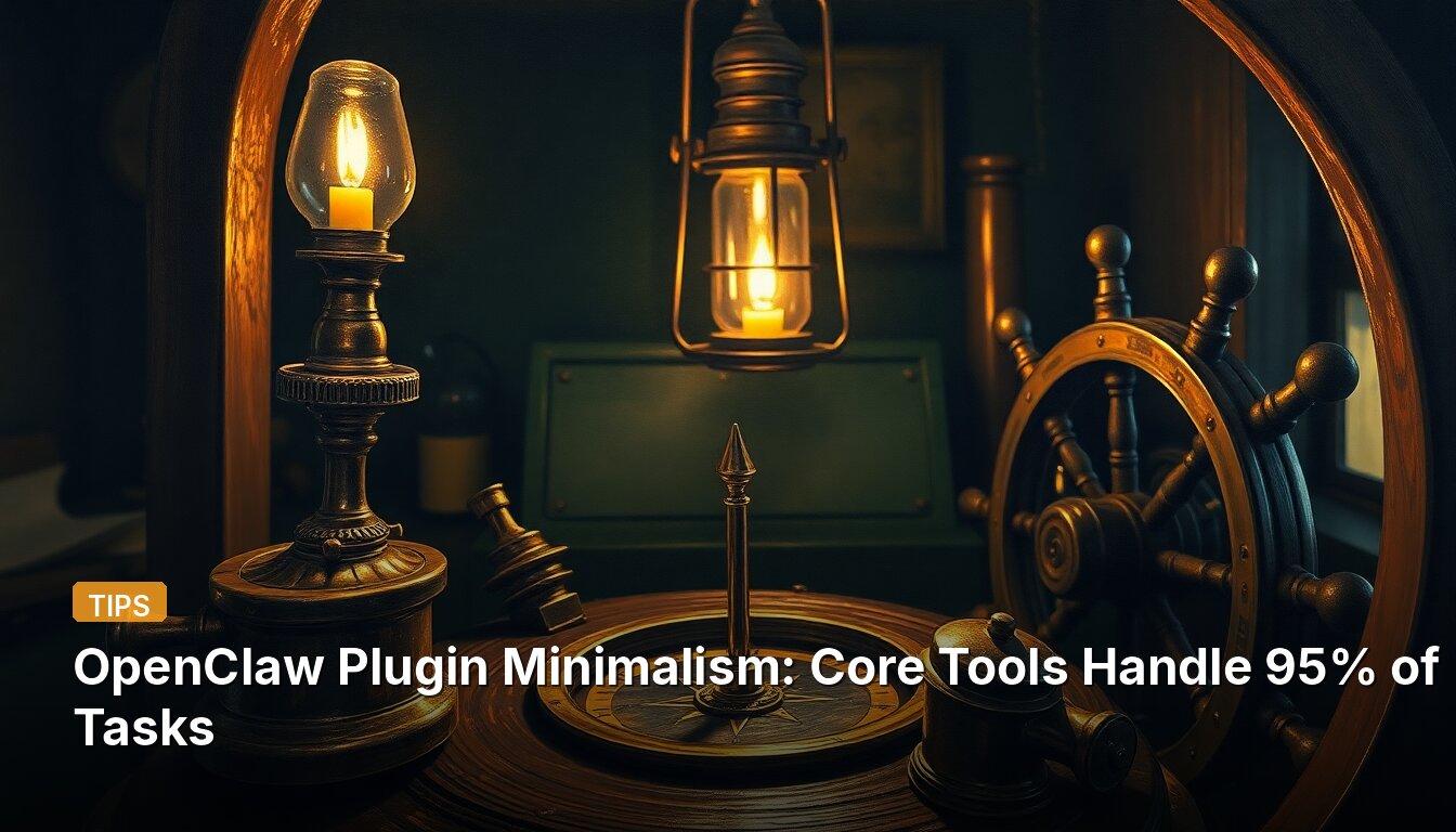 OpenClaw Plugin Minimalism: Core Tools Handle 95% of Tasks