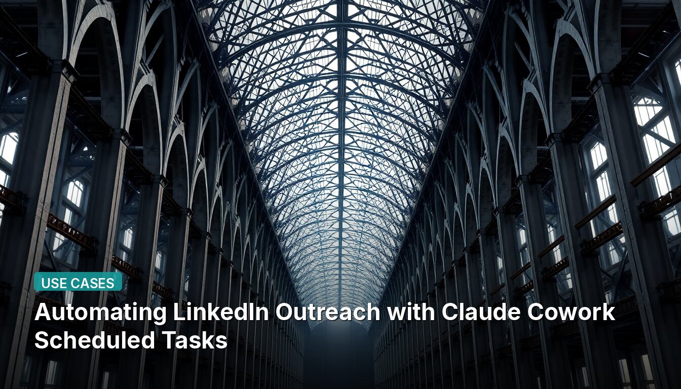 Automating LinkedIn Outreach with Claude Cowork Scheduled Tasks