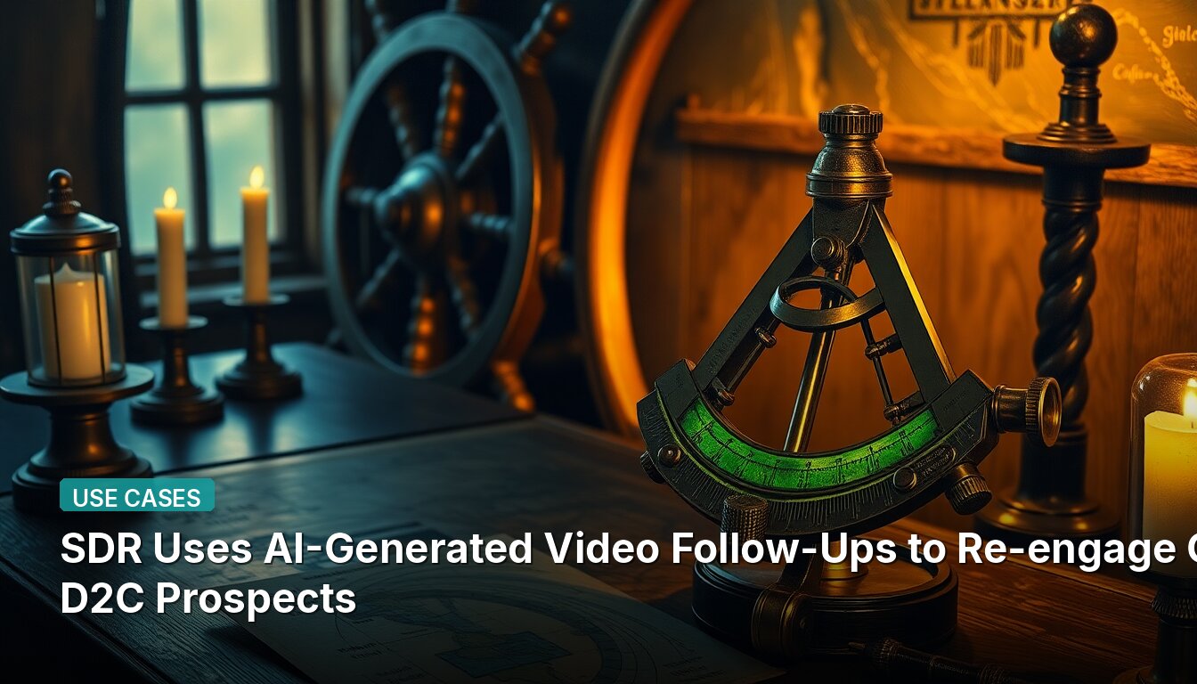 SDR Uses AI-Generated Video Follow-Ups to Re-engage Cold D2C Prospects
