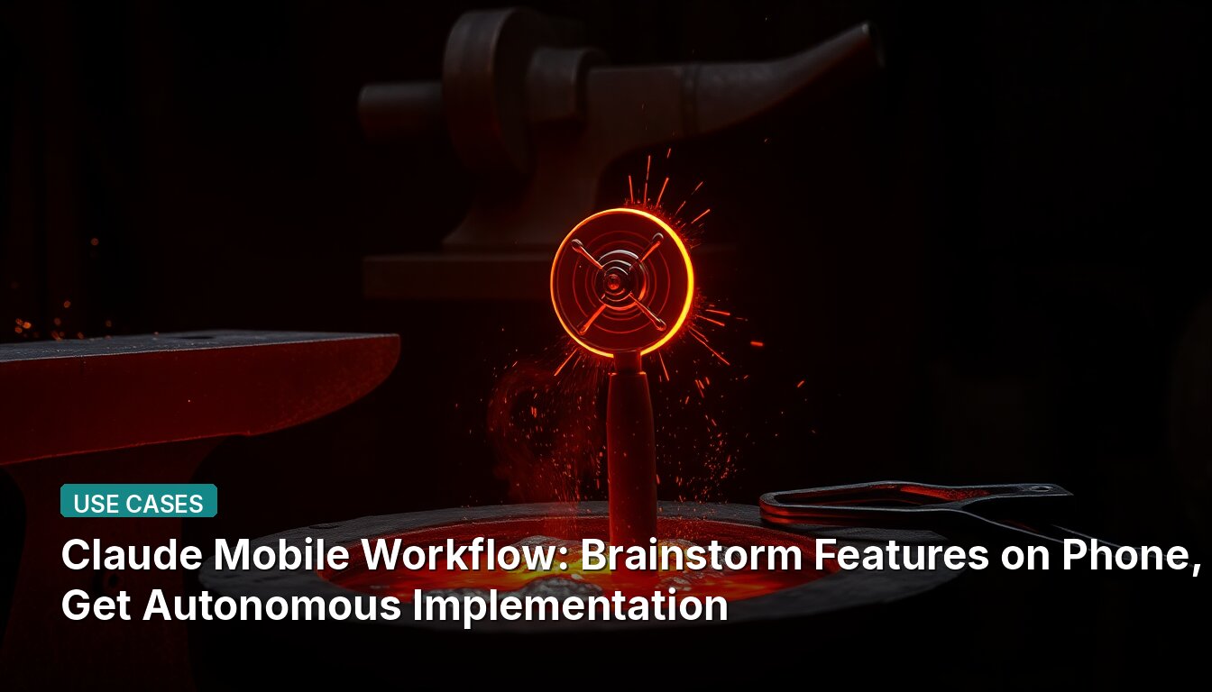 Claude Mobile Workflow: Brainstorm Features on Phone, Get Autonomous Implementation
