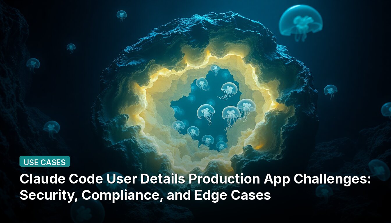 Claude Code User Details Production App Challenges: Security, Compliance, and Edge Cases