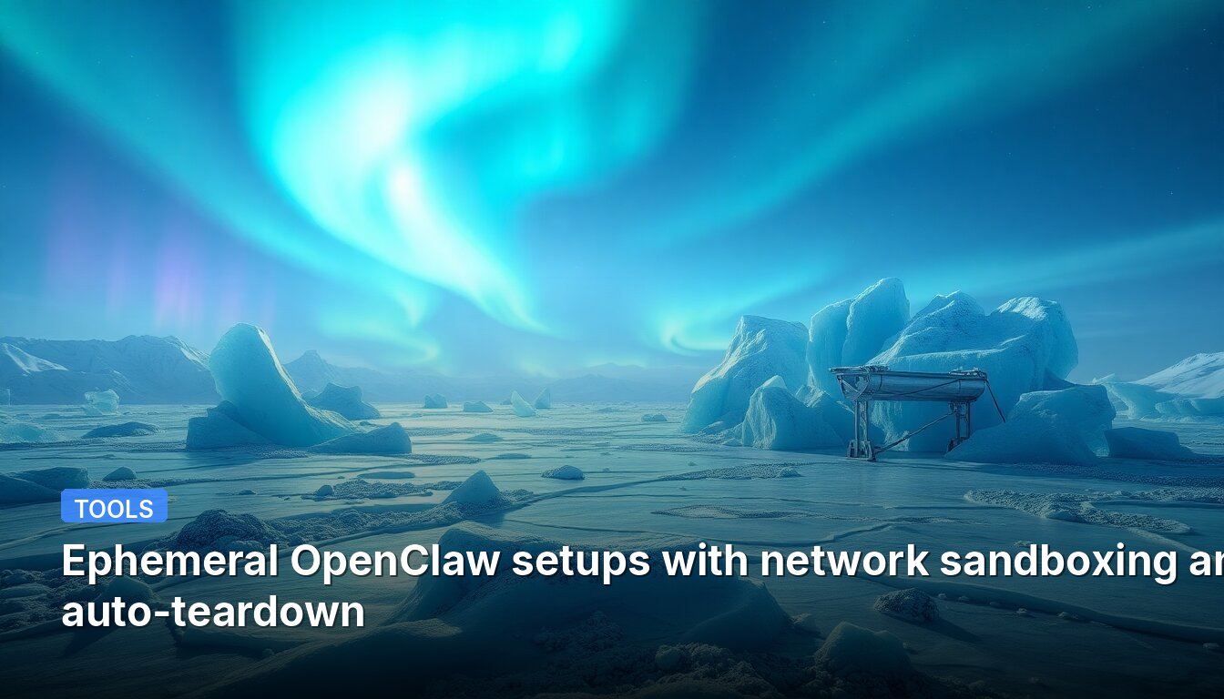 Ephemeral OpenClaw setups with network sandboxing and auto-teardown