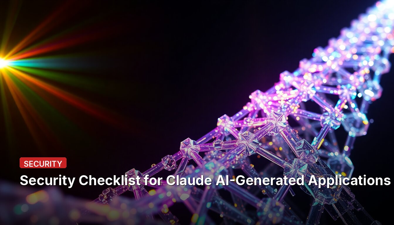 Security Checklist for Claude AI-Generated Applications