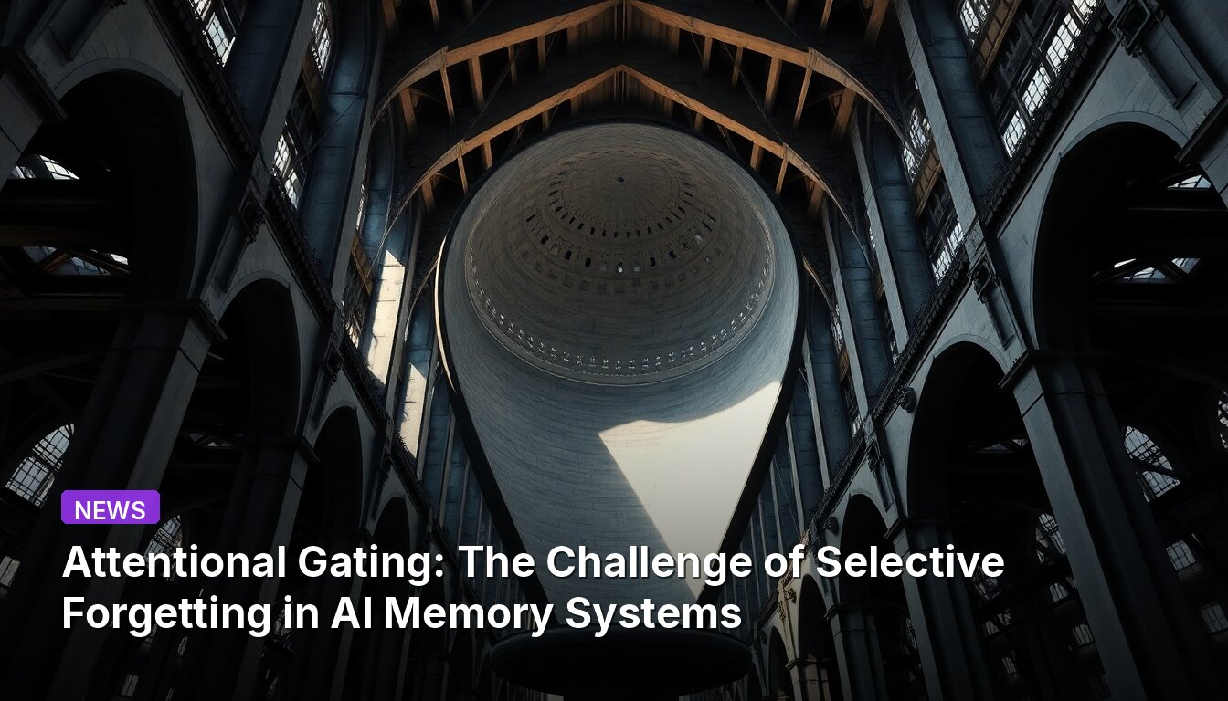 Attentional Gating: The Challenge of Selective Forgetting in AI Memory Systems