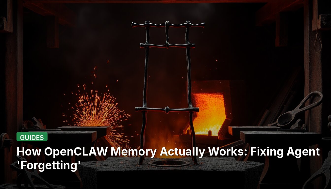 How OpenCLAW Memory Actually Works: Fixing Agent 'Forgetting'