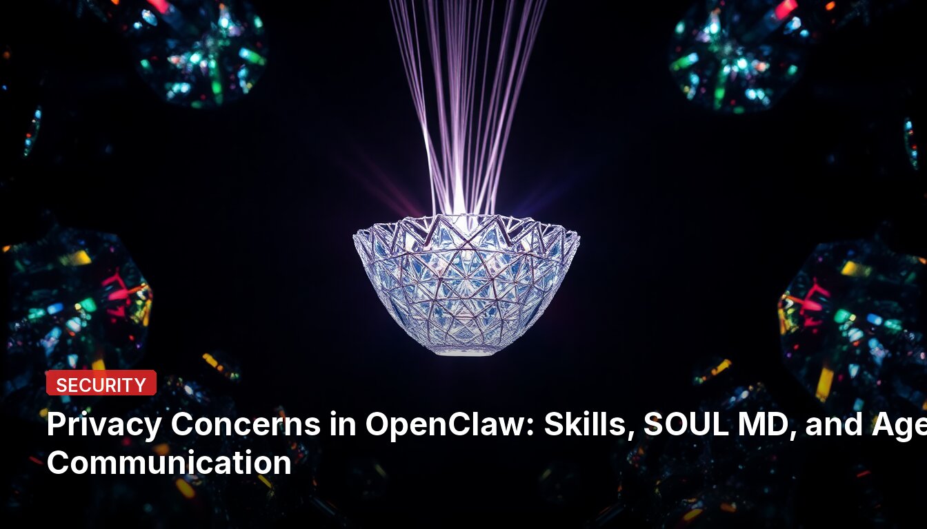 Privacy Concerns in OpenClaw: Skills, SOUL MD, and Agent Communication