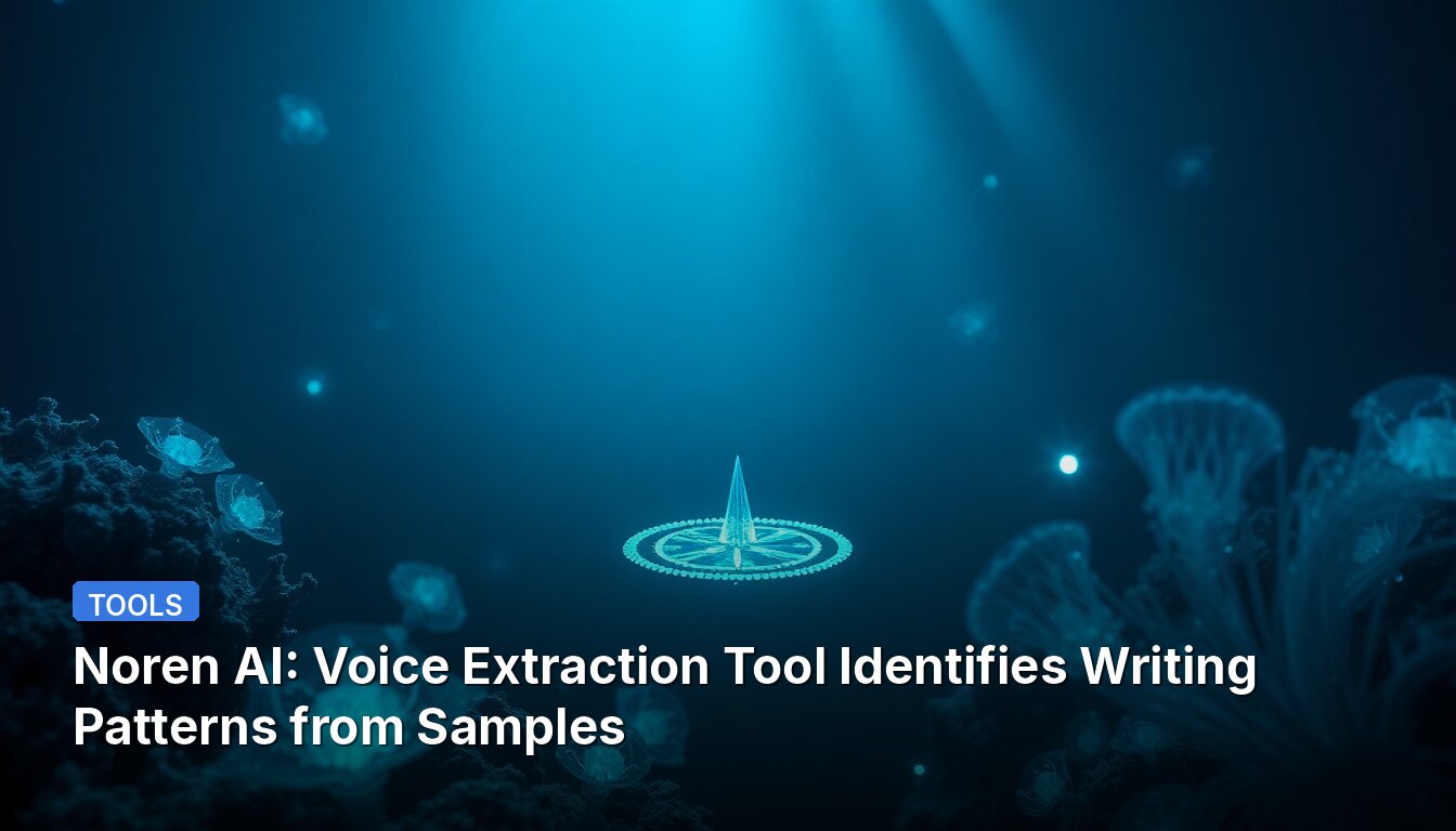 Noren AI: Voice Extraction Tool Identifies Writing Patterns from Samples