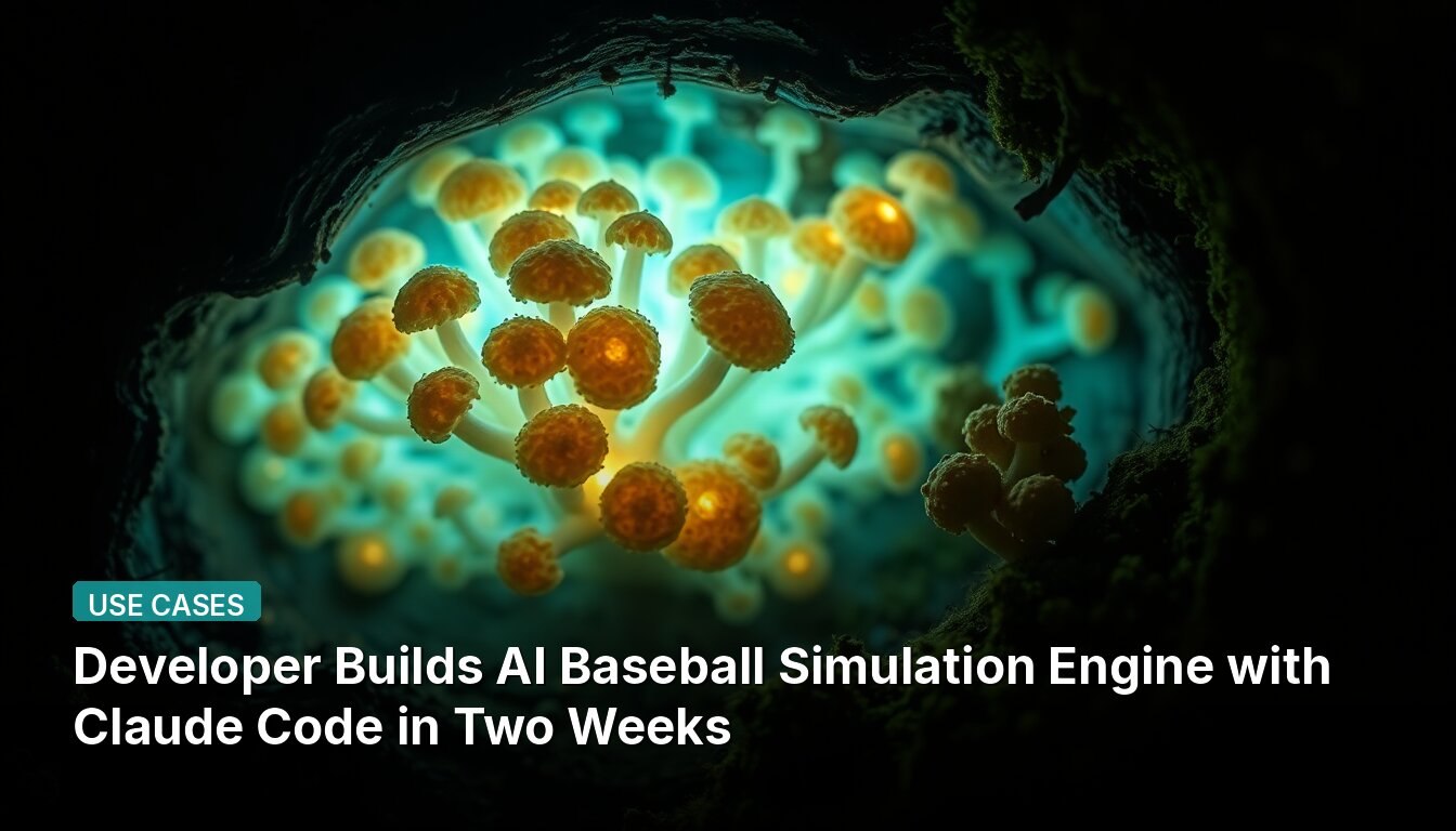 Developer Builds AI Baseball Simulation Engine with Claude Code in Two Weeks