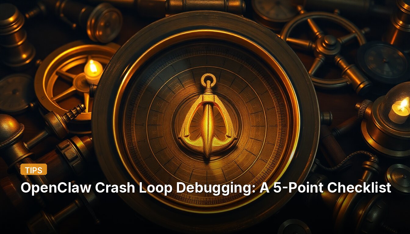 OpenClaw Crash Loop Debugging: A 5-Point Checklist