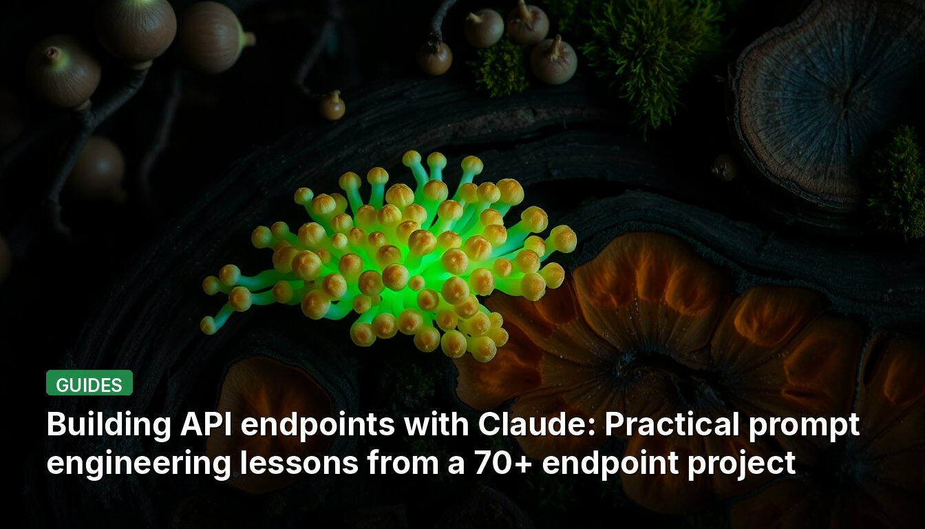 Building API endpoints with Claude: Practical prompt engineering lessons from a 70+ endpoint project