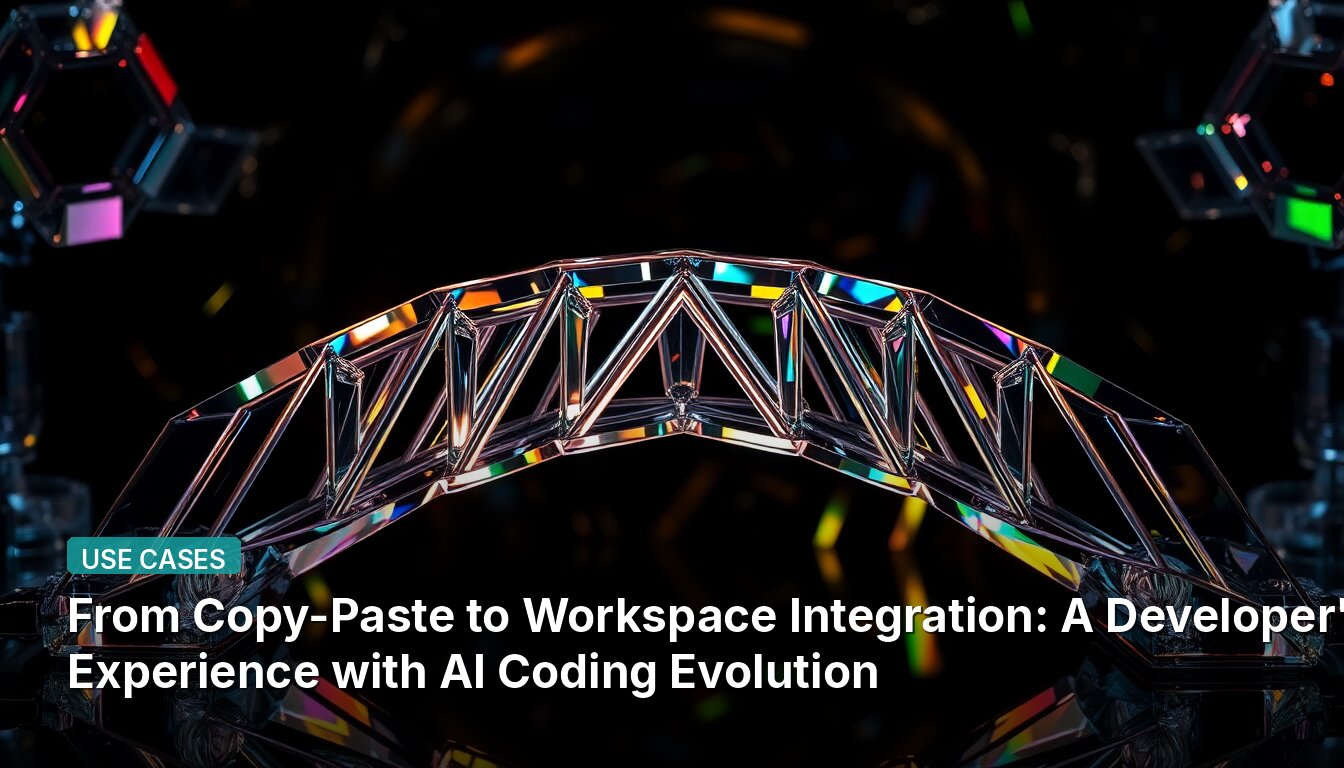 From Copy-Paste to Workspace Integration: A Developer's Experience with AI Coding Evolution
