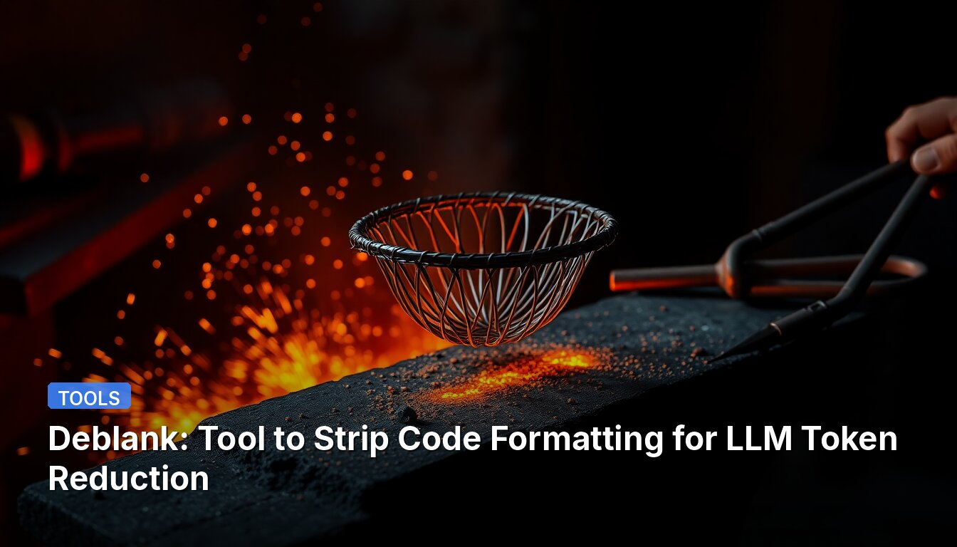 Deblank: Tool to Strip Code Formatting for LLM Token Reduction