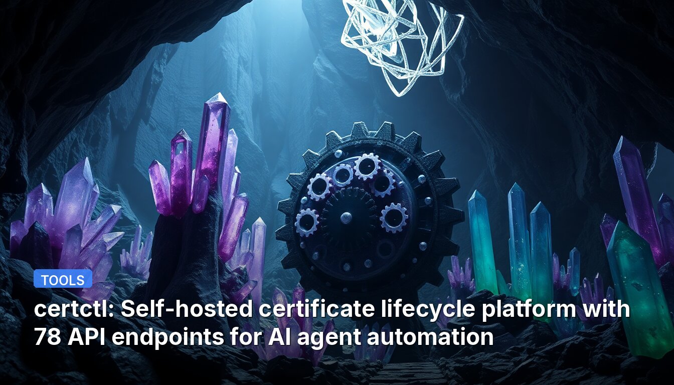 certctl: Self-hosted certificate lifecycle platform with 78 API endpoints for AI agent automation